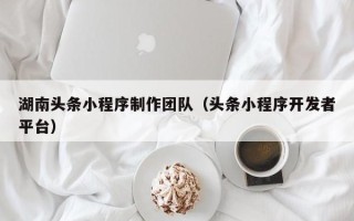 延安湖南头条小程序制作团队（头条小程序开发者平台）
